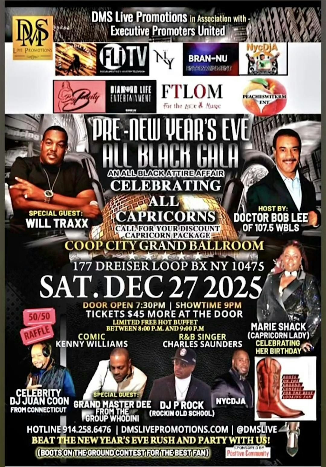 Pre-New Year's Eve All Black Gala