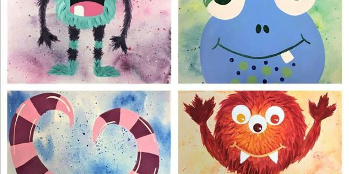 Silly Monster Madness - Family Fun - Paint and Sip by Classpop!\u2122