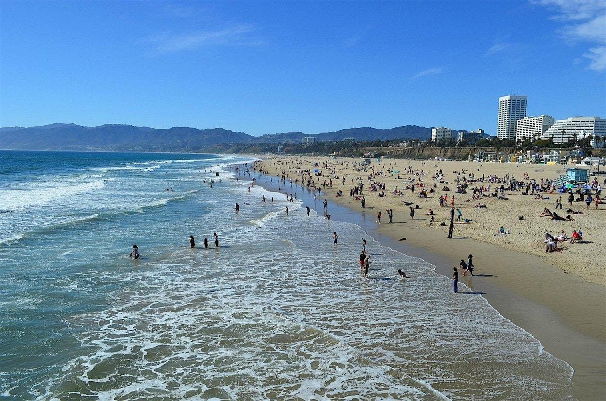 Beach Cleanup At Santa Monica State Beach