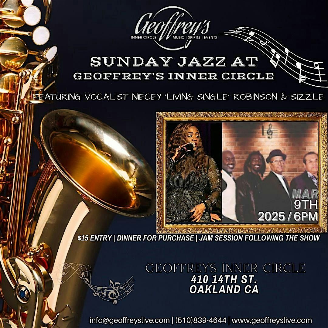 Live Jazz @ Geoffrey's Inner Circle ~ Niecey Robinson & Sizzle 3\/9\/2025