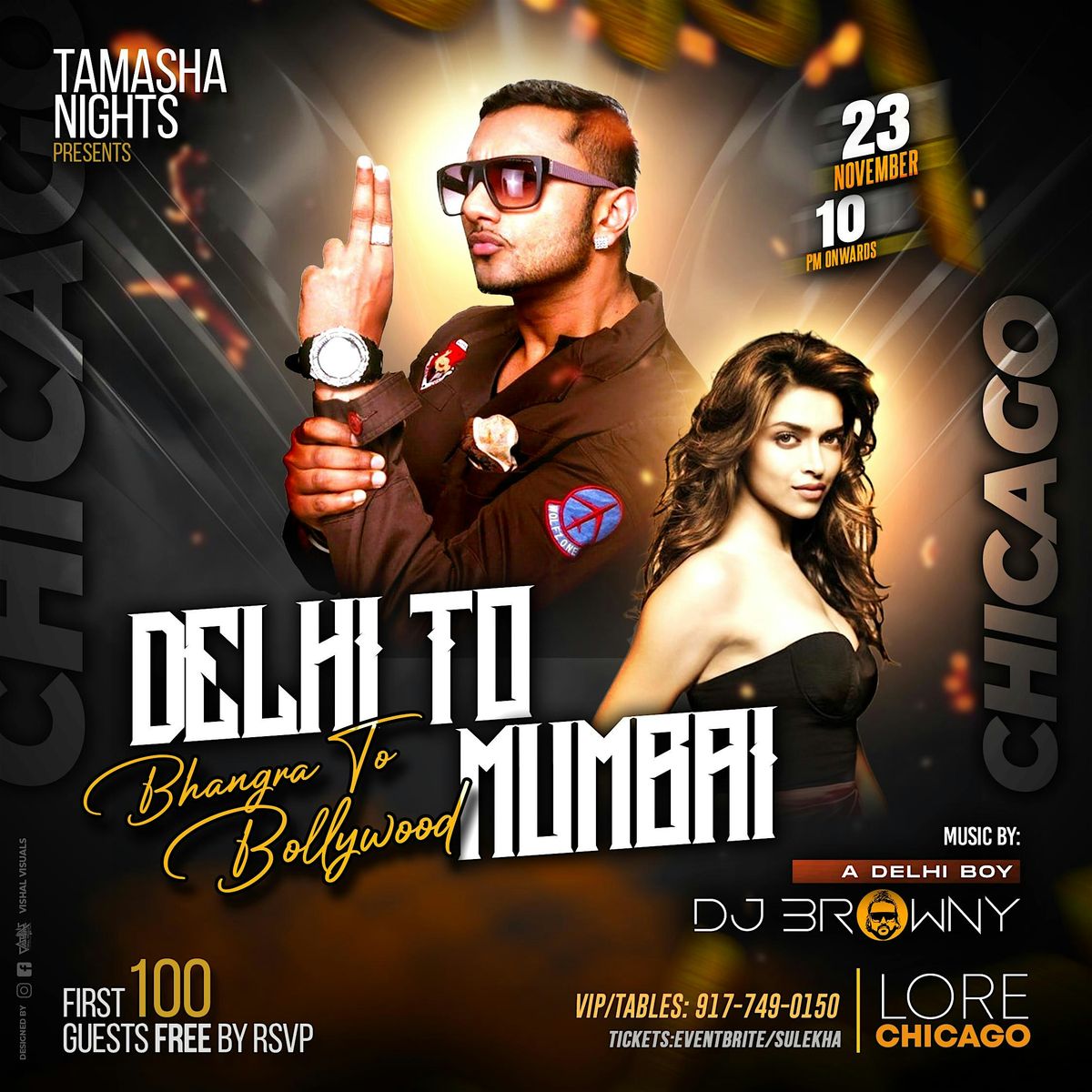 CHICAGO BOLLYWOOD BHANGRA PARTY FT. DJ BROWNY @LORE NIGHTCLUB