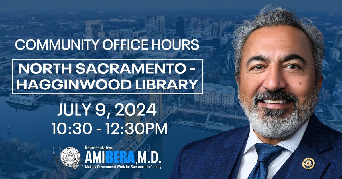 Get Help: Community Office Hours at North Sacramento - Hagginwood Library