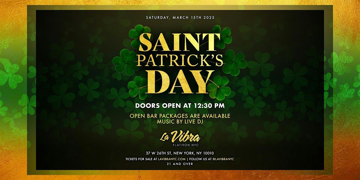 2025 St Patrick's Party at La Vibra NYC