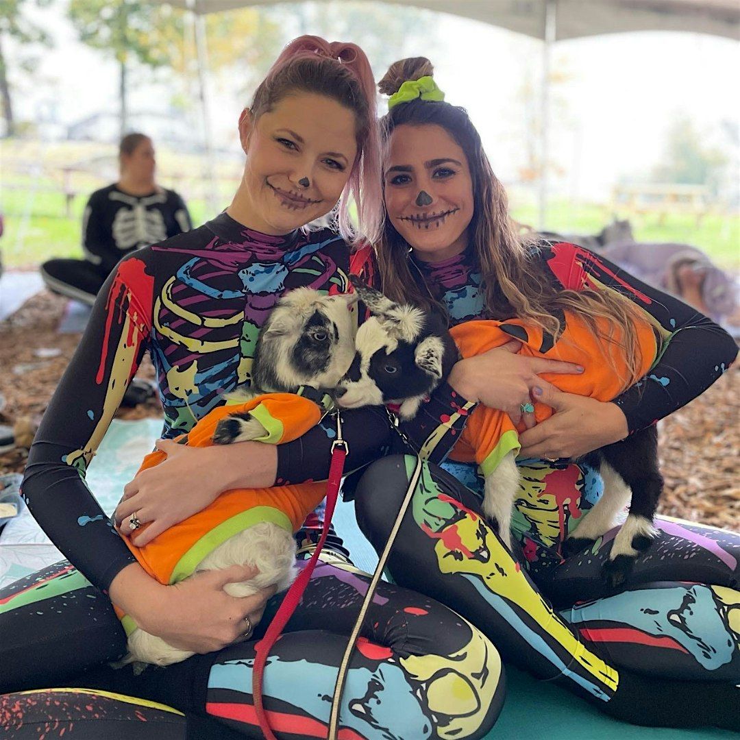 Halloween Costume Goat Yoga