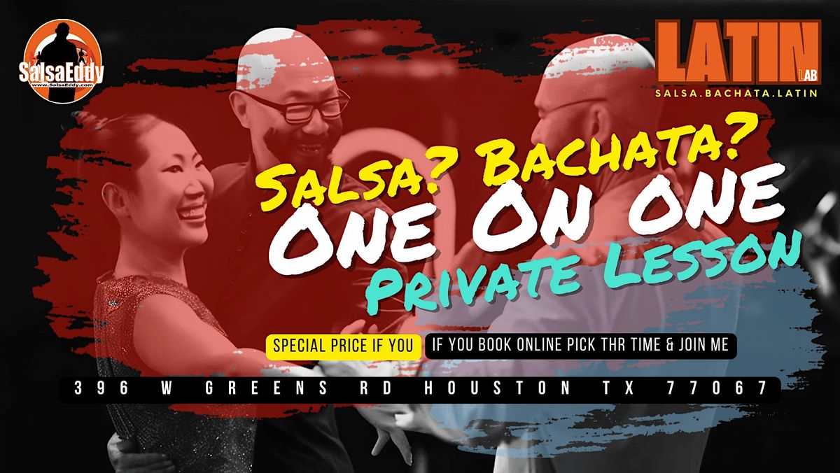 Your Own Private Salsa & Bachata Class: Pick Time!