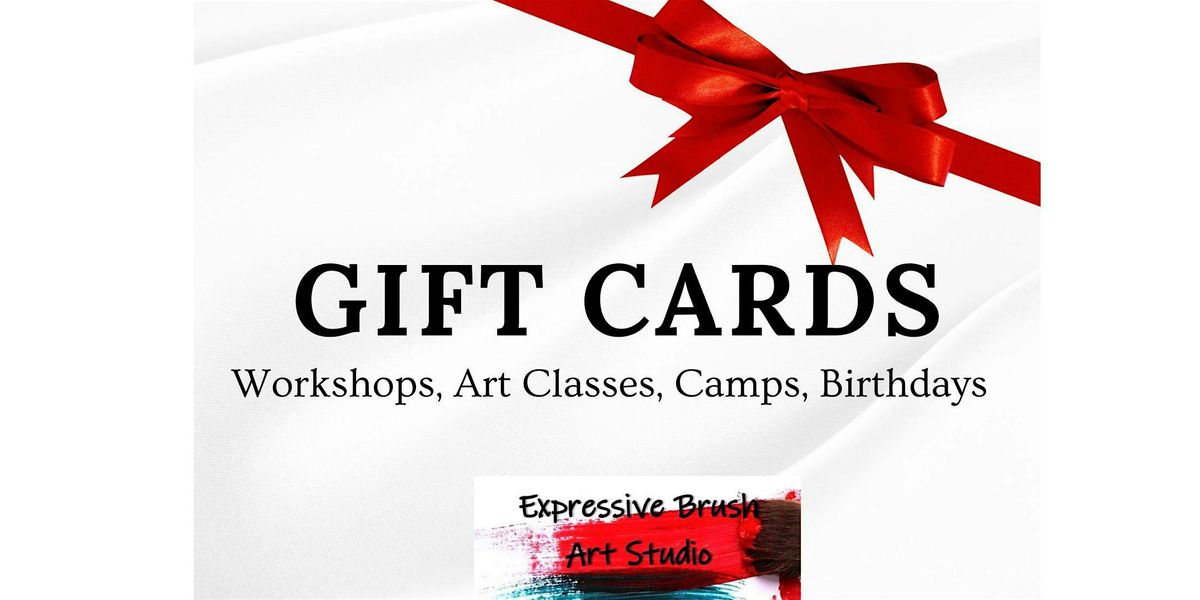 Gift Cards Art Classes