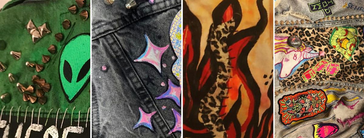 Decorate Your Denim Workshop with Cosmic Unicornz and Mallgothtrash