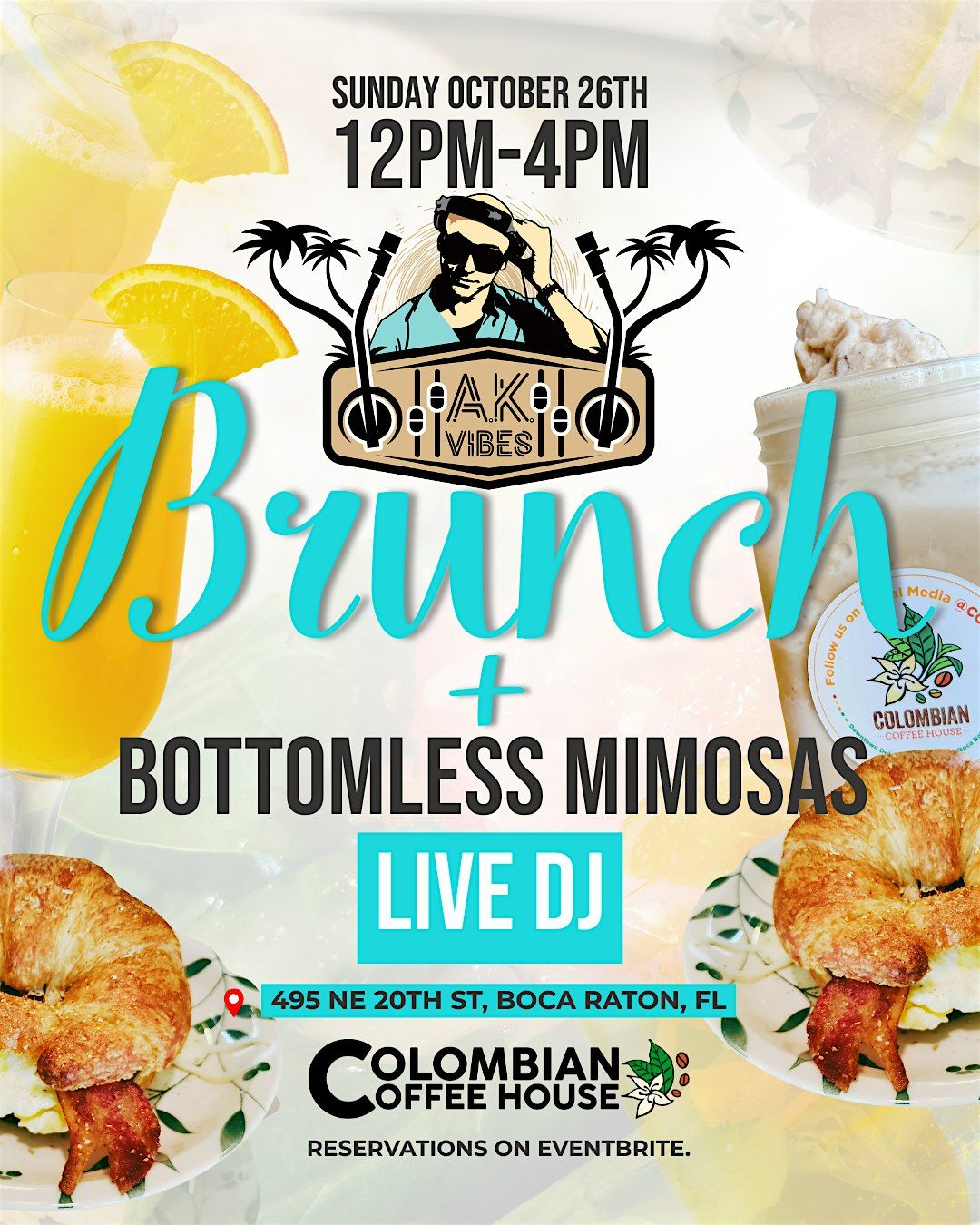 Sunday Brunch Party + Bottomless Mimosas