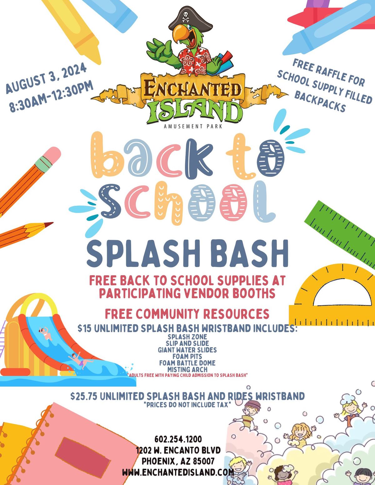 Back to School Splash Bash