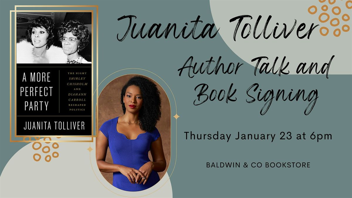 Juanita Tolliver Author Talk and Book Signing