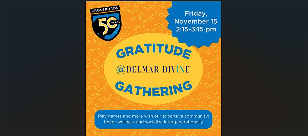 Wisdom CAFE: Gratitude Gathering