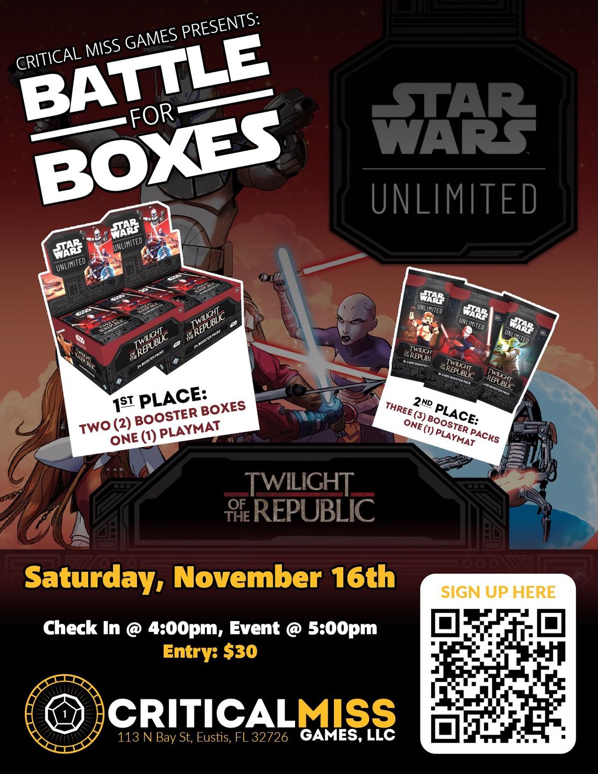 Star Wars: Unlimited Battle for Boxes