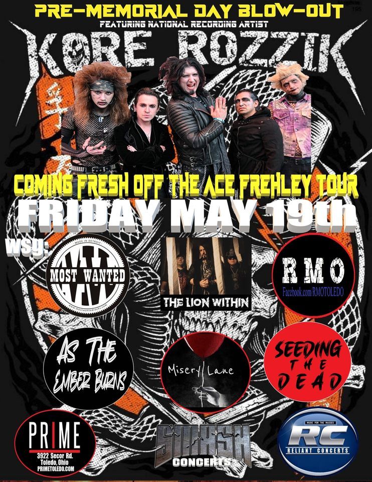 PRE MEMORIAL BLOW-OUT Feat: National Recording Artist KORE ROZZIK