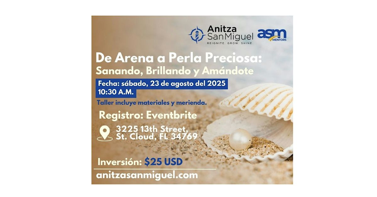De Arena a Perla Preciosa: Sanando, Brillando y Am\u00e1ndote