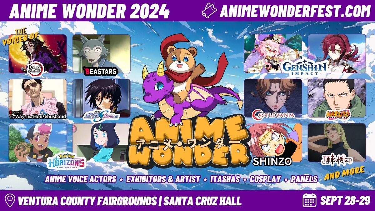 Anime Wonder 2024 - Ventura County Fairgrounds