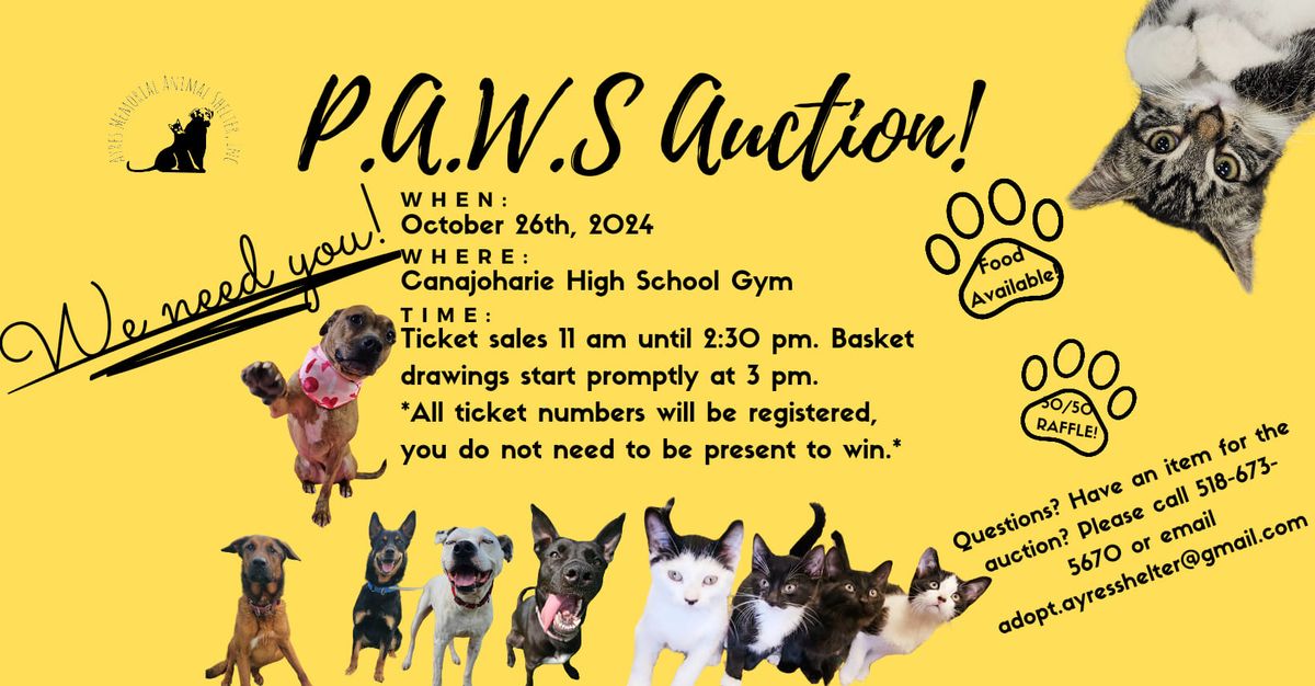 Ayres' P.A.W.S Auction at CHS!