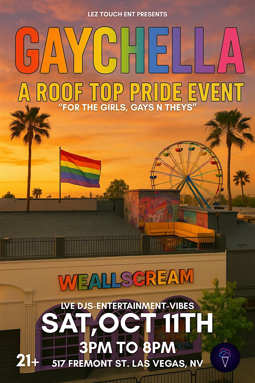 GAYCHELLA PRIDE ROOFTOP PARTY