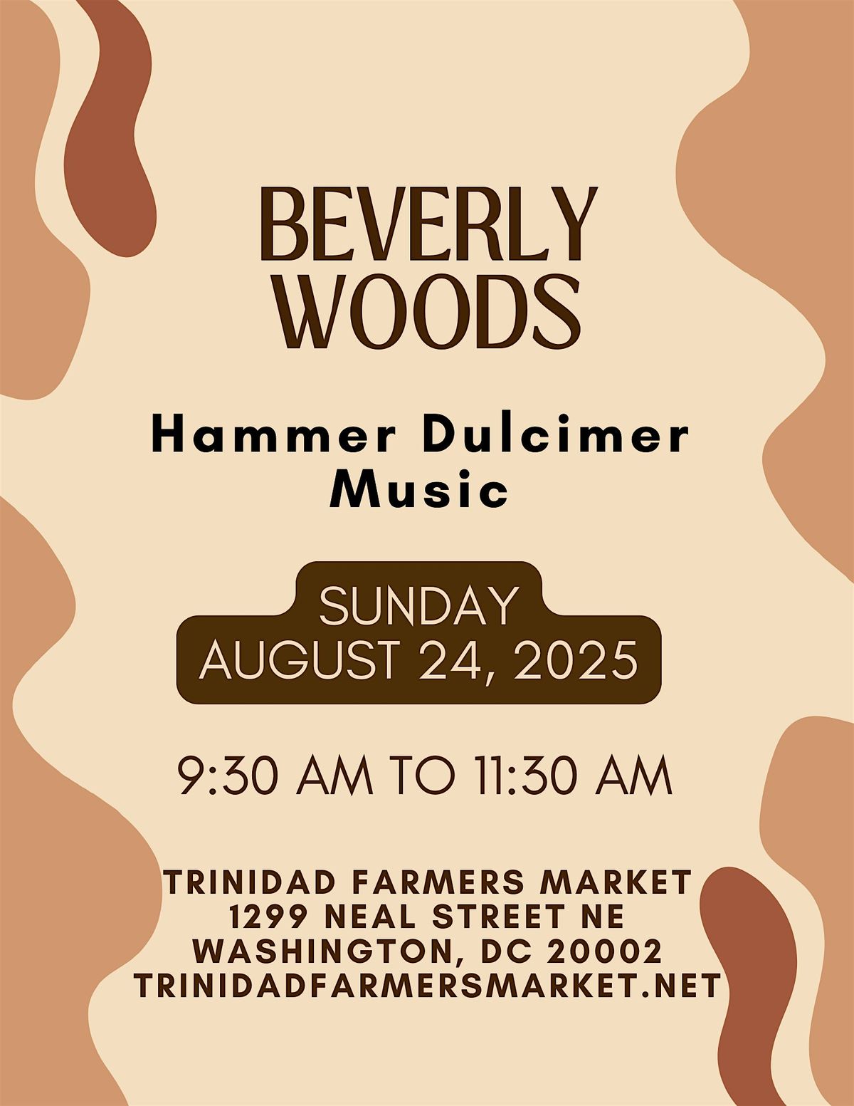 Beverly Woods Hammer Dulcimer Music @ Trinidad Farmers Market (FREE)