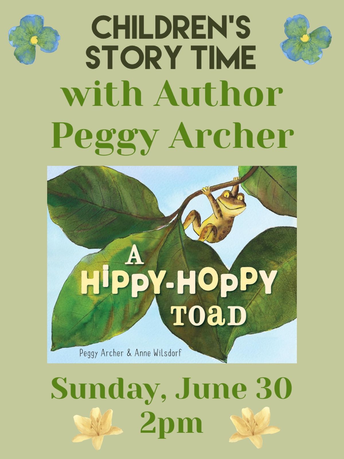 Children\u2019s Story Time with Author Peggy Archer