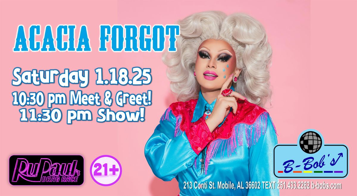 Acasia Forgot RPDR S17 Performs at B-Bob's!