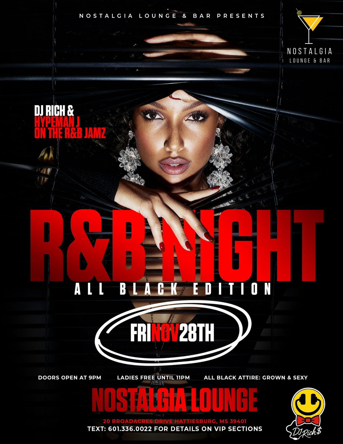 Nostalgia\u2019s R&B Night \u201cAll Black Edition\u201d