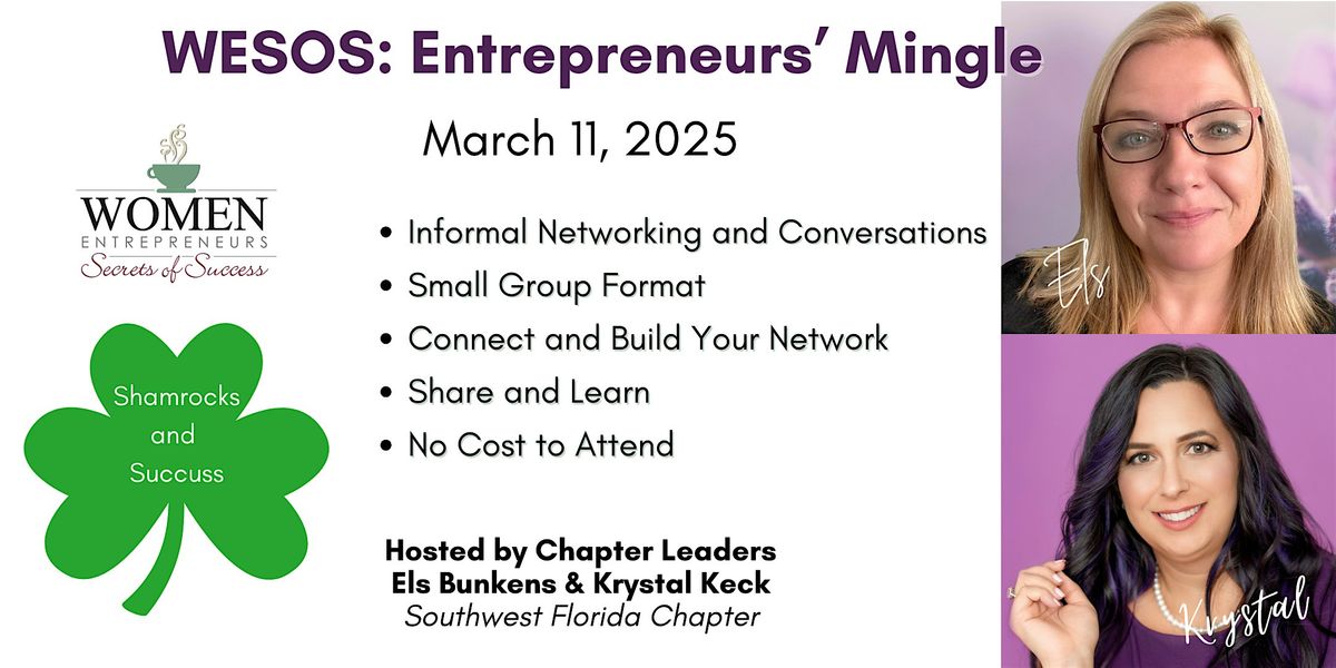 WESOS SW Florida:  Shamrocks & Success Mingle