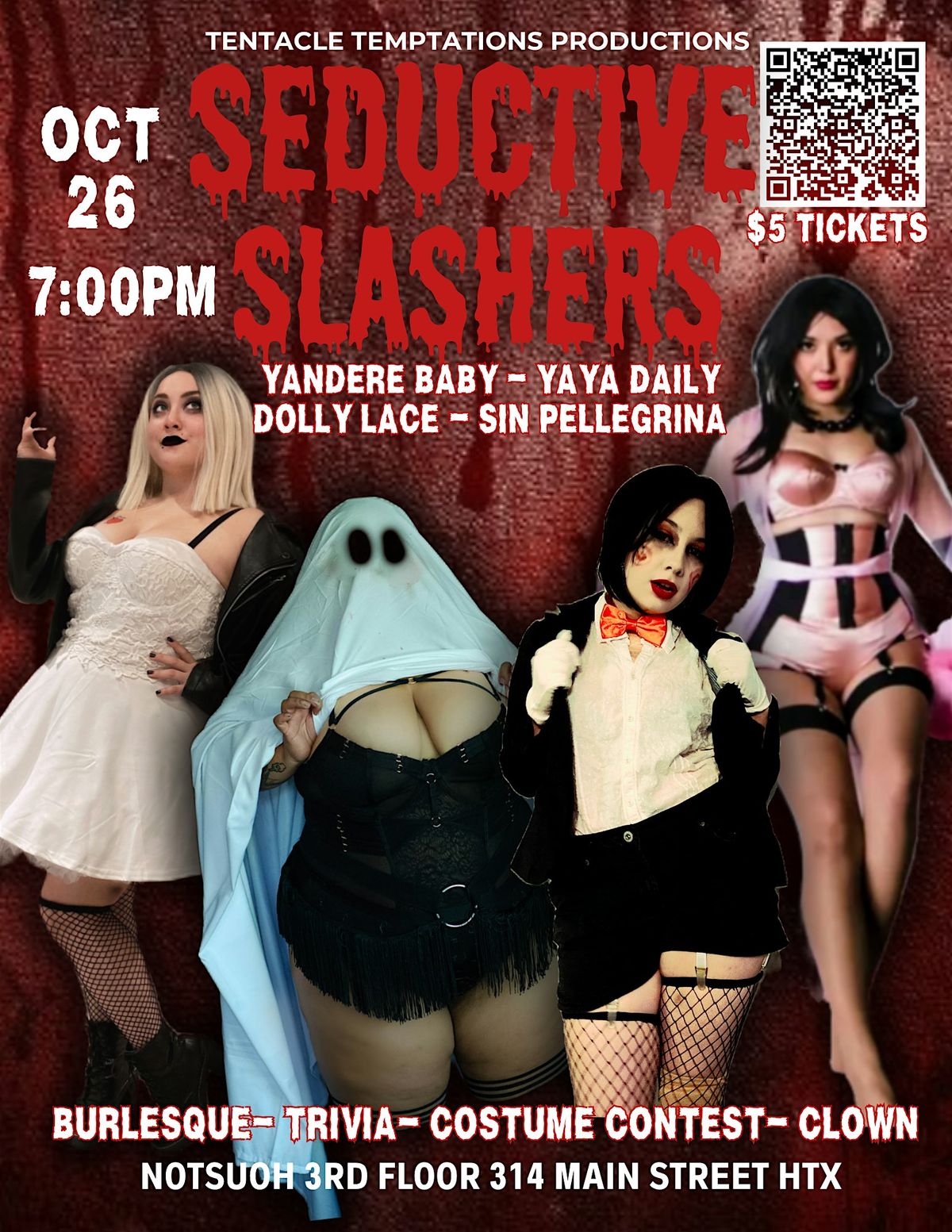 Seductive Slashers: An Burlesque inspired by Slasher Movies