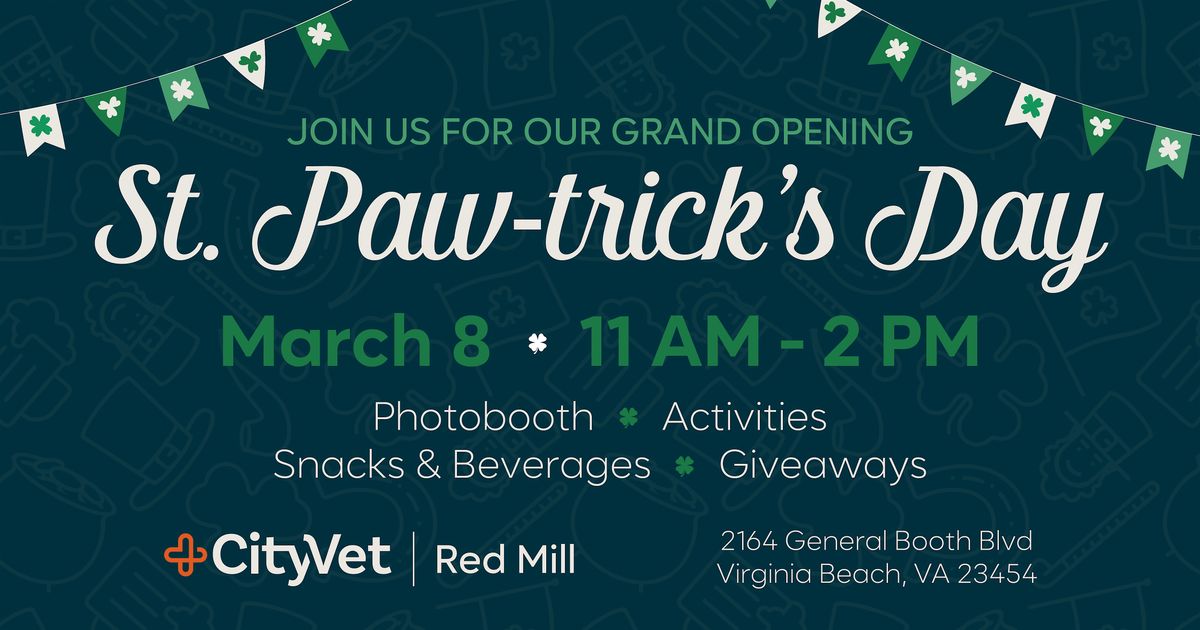 CityVet Red Mill | St. Paw-Tricks Day Grand Opening