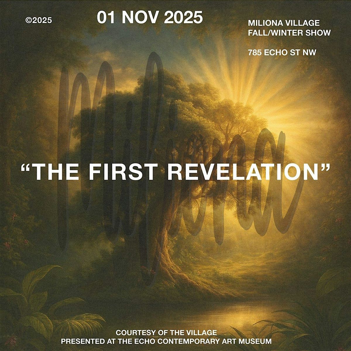 MILIONA VILLAGE \u201c THE FIRST REVELATION \u201c FASHION SHOW