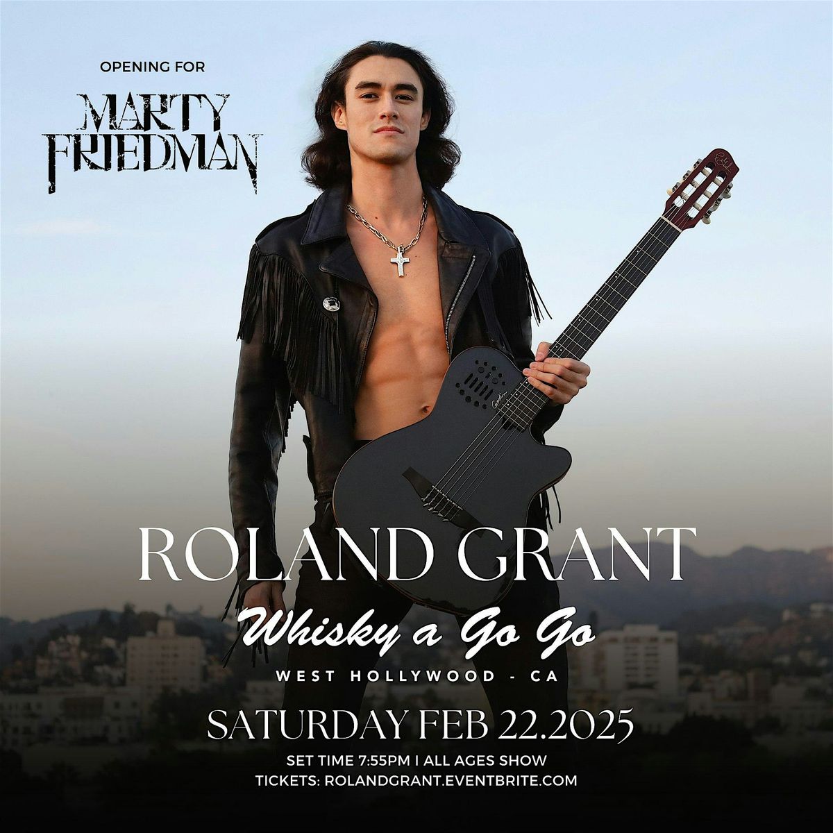 Roland Grant - Opening for Marty Friedman at Whisky a Go Go, Hollywood