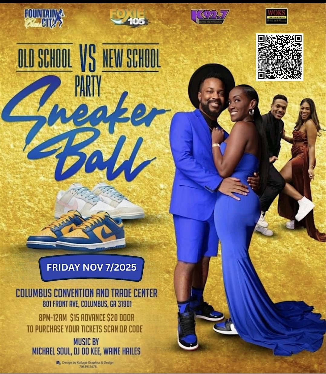OLD SCHOOL VS NEW SCHOOL SNEAKER BALL! FOXIE 105 \/K92.7\/WOKS