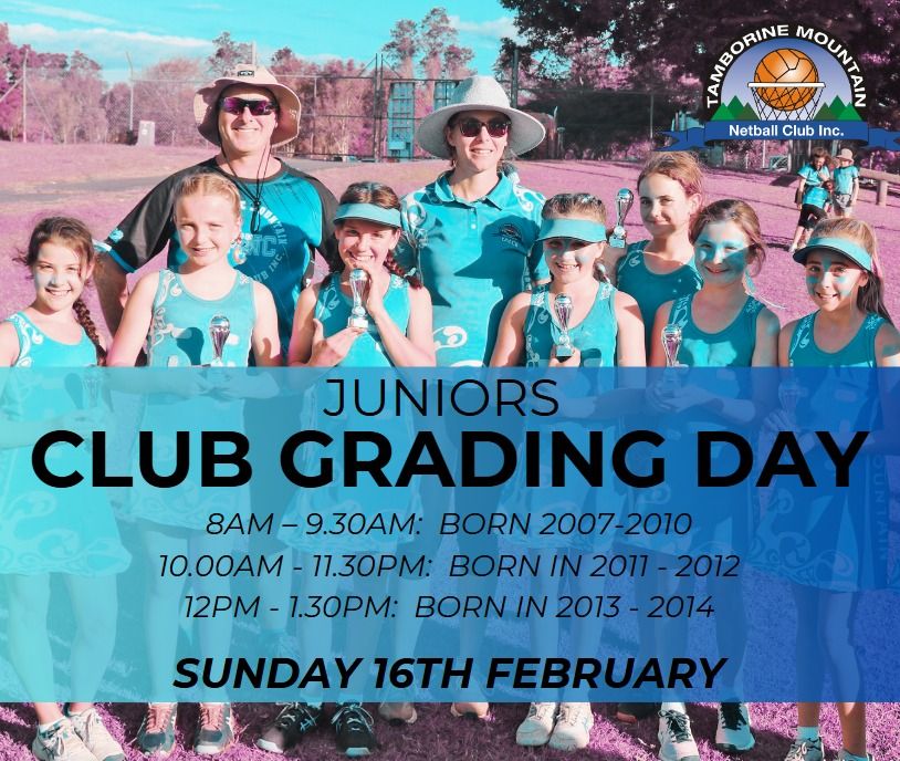 GRADING FOR JUNIOR TEAMS