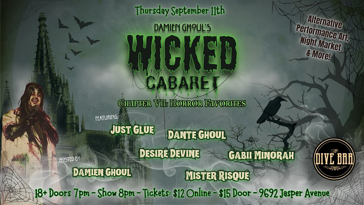 Damien Ghoul\u2019s Wicked Cabaret- Chapter VII: Horror Favorites