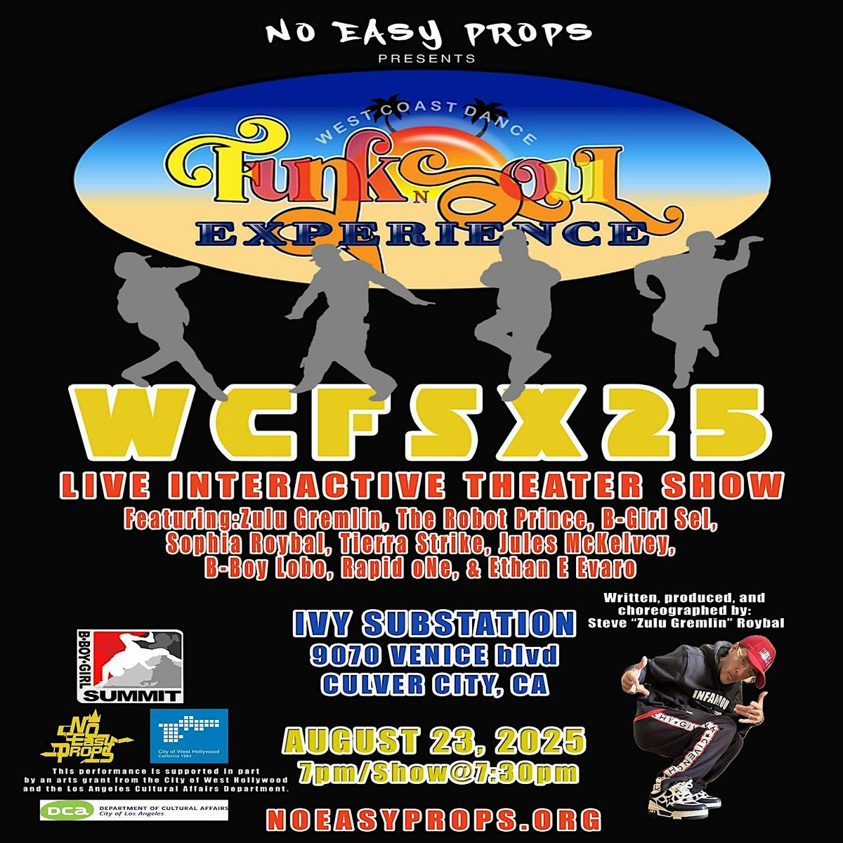 West Coast Funk & Soul Theatre Show 2025 ~ A Live Multimedia Street Dance