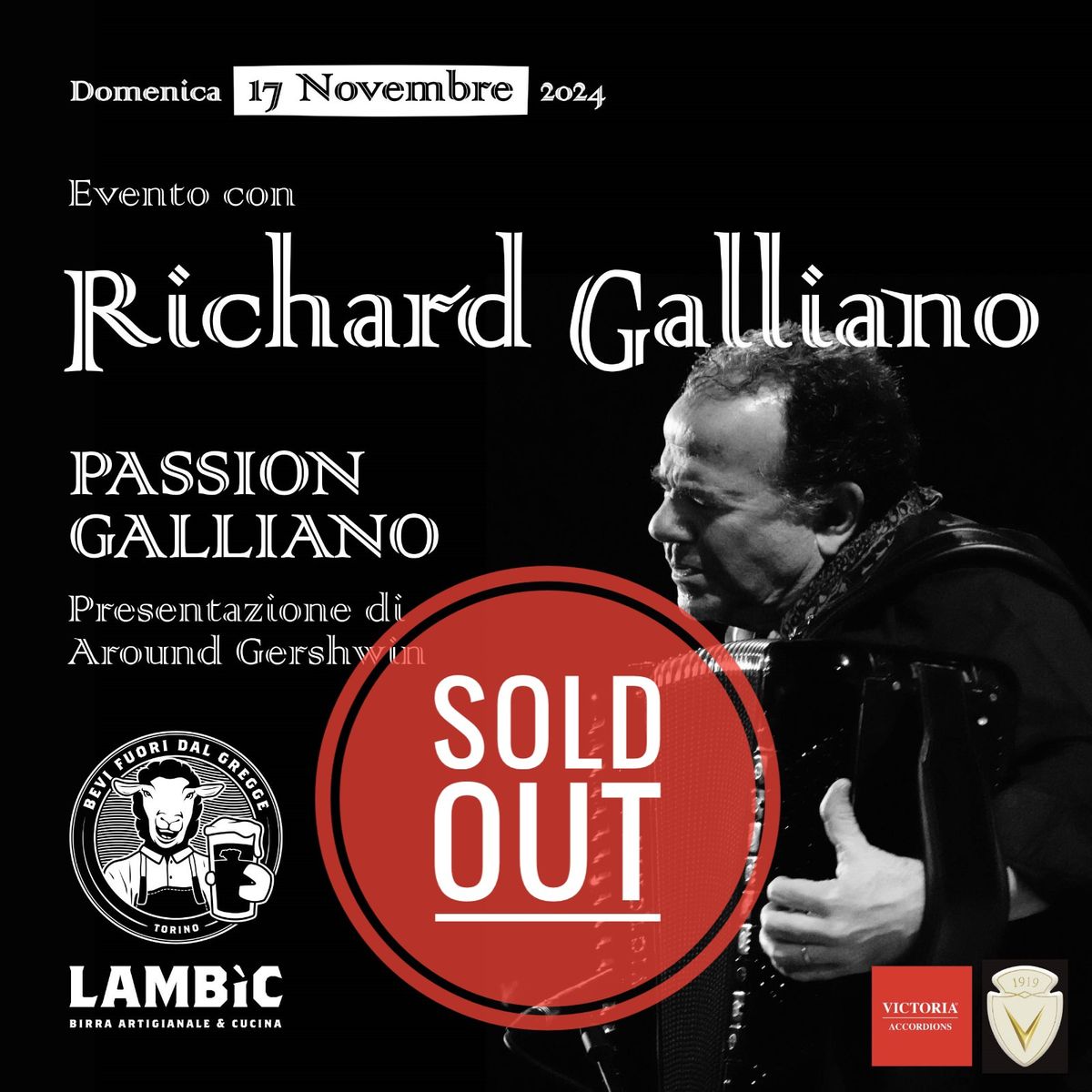 Un \u00e9v\u00e9nement avec RICHARD GALLIANO