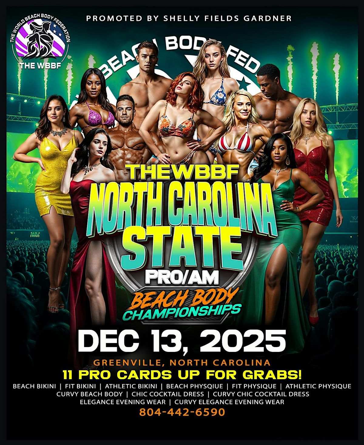 WBBF North Carolina State Pro\/Am Beach Body Championships