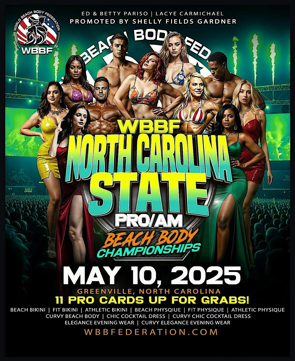 WBBF North Carolina State Pro\/Am Beach Body Championships