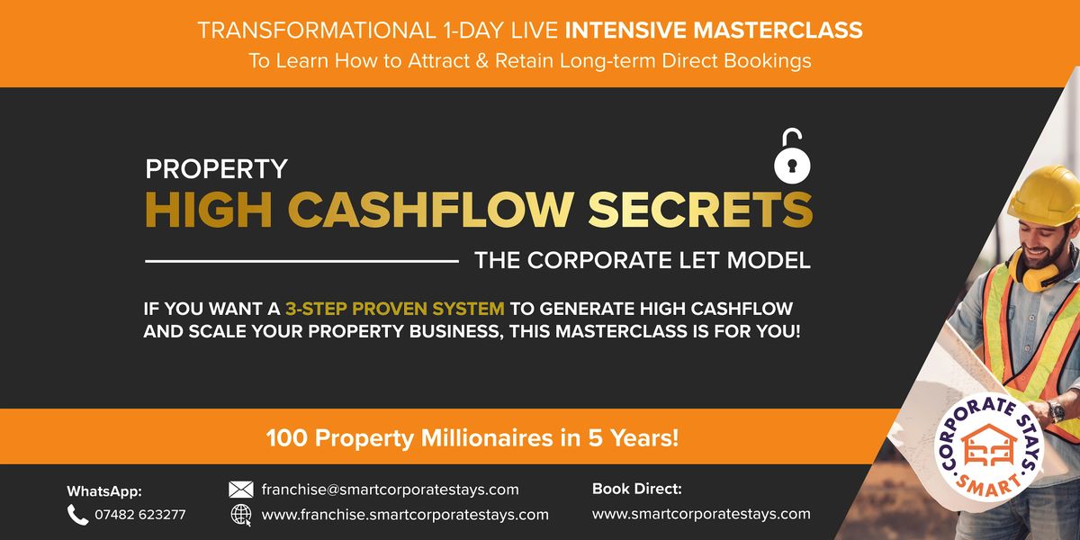 The 7-Figure  Corporate Let Cashflow System - 1-Day Masterclass