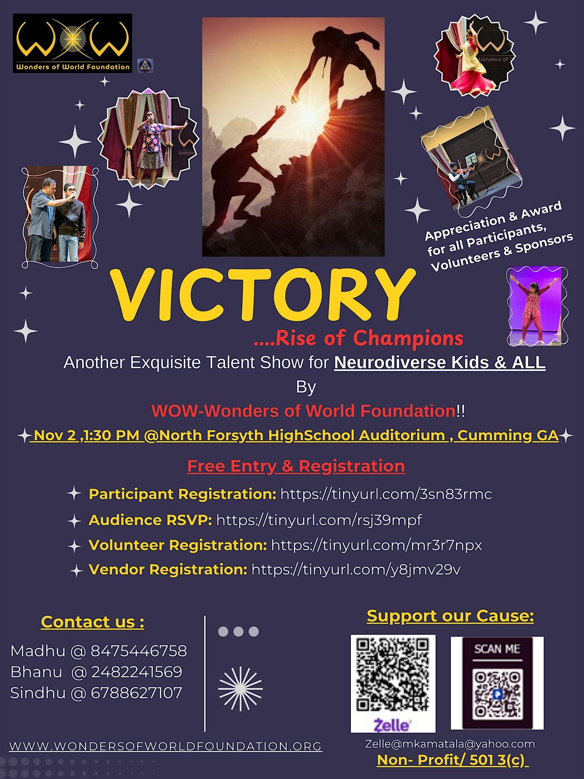 Neurodiverse & ALL abilities- Talent Show -VICTORY ...Rise Of Champions