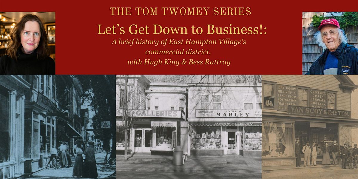 Tom Twomey Lecture: Let's Get Down to Business!