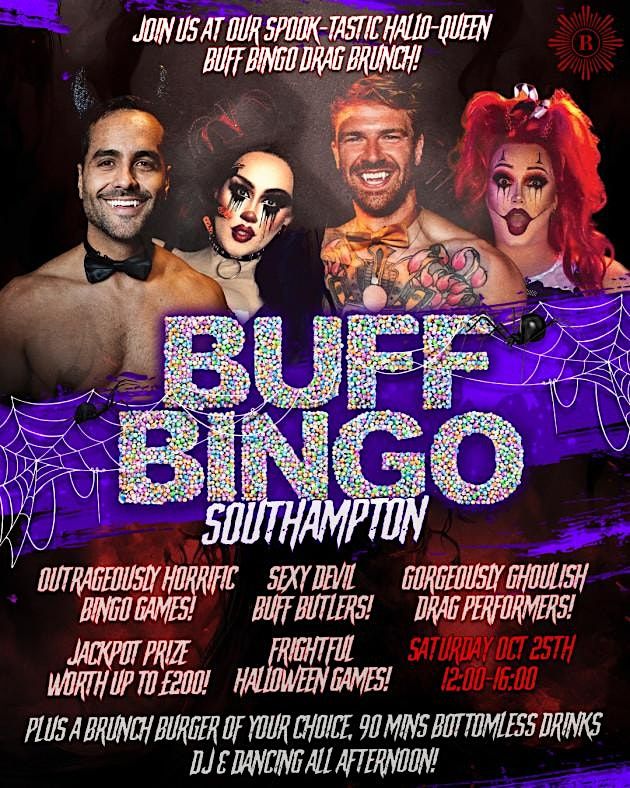 BUFF BINGO HALLOWEEN BOTTOMLESS DRAG BRUNCH SOUTHAMPTON