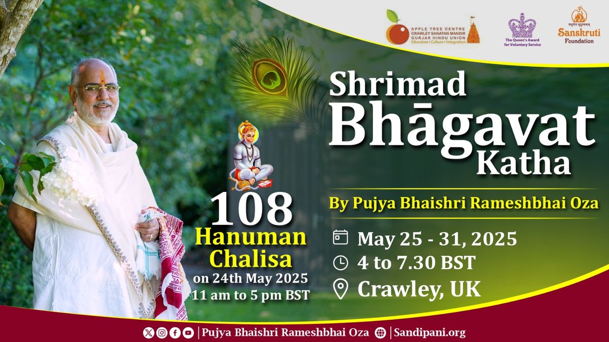 Shrimad Bhagavat Katha | Crawley, UK 