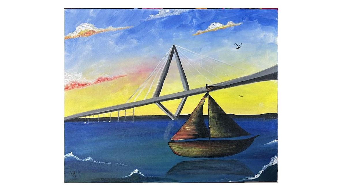 Charleston Coast Vibes - Paint & Sip Class