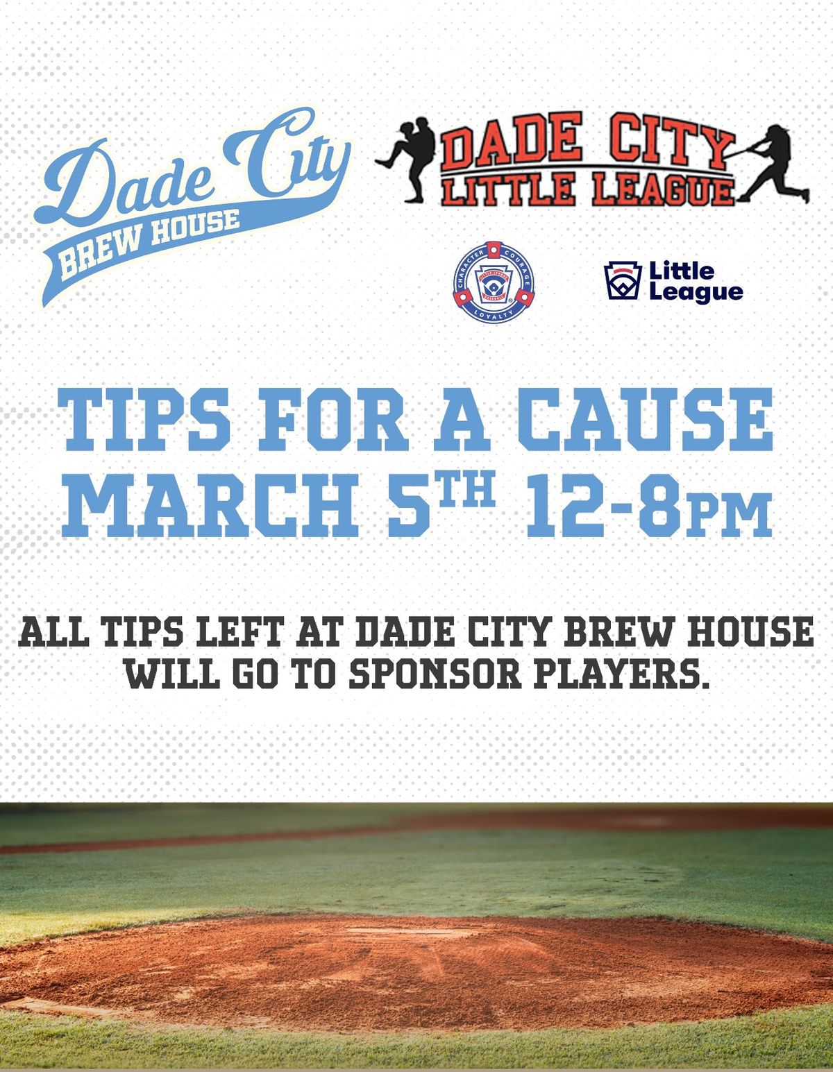 Join the Dade City Little League at the Brewhouse