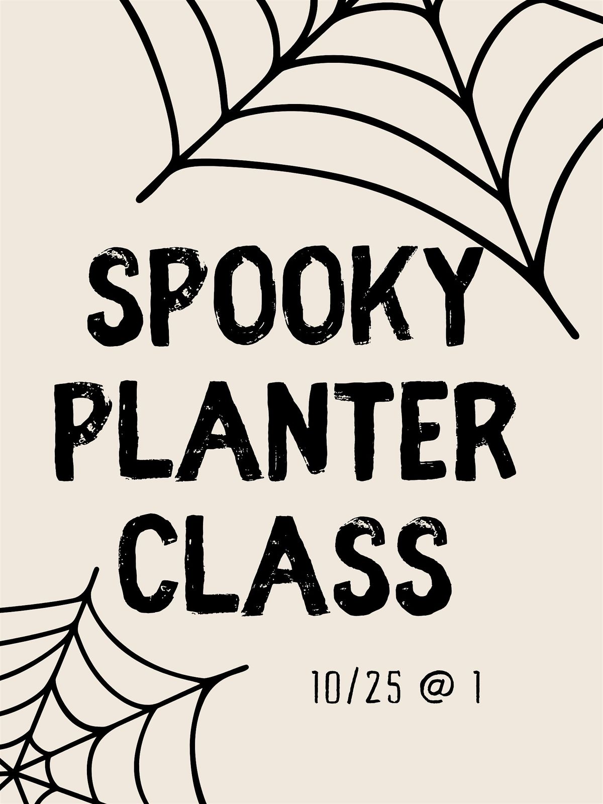 Kids- Spooky Planter Class