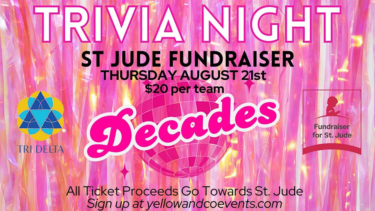 Trivia Night  St. Jude Fundraiser @ Yellow & Co.