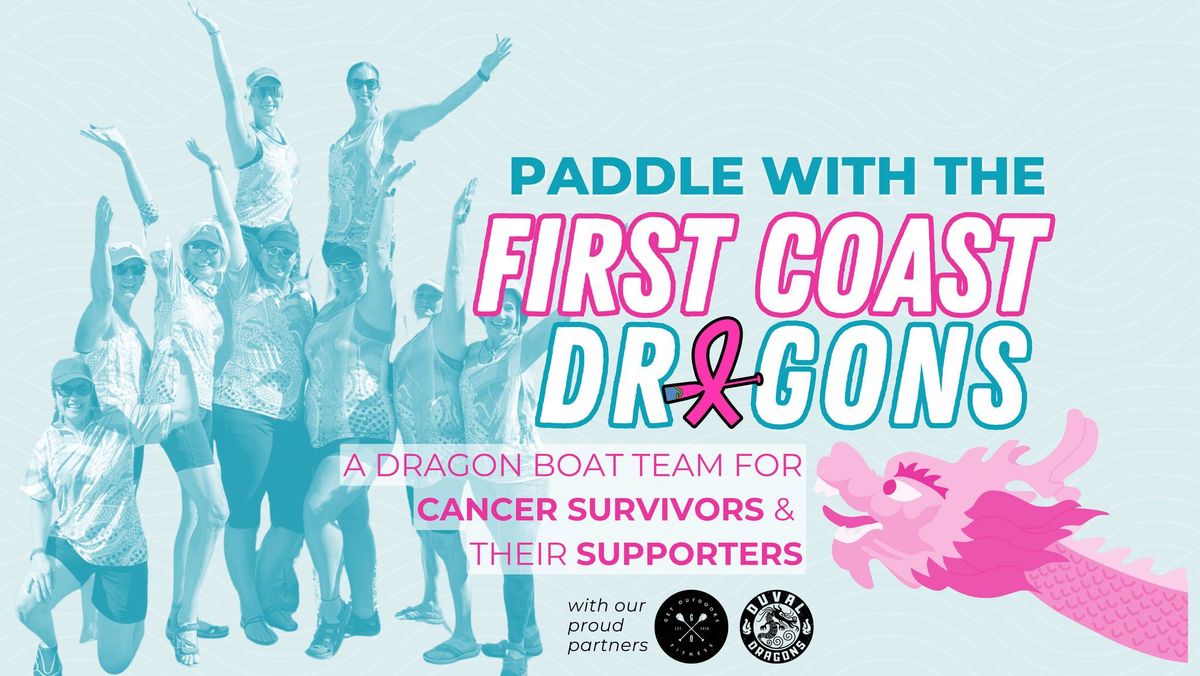 Cancer Survivor Paddle with FCD and the Duval Dragons