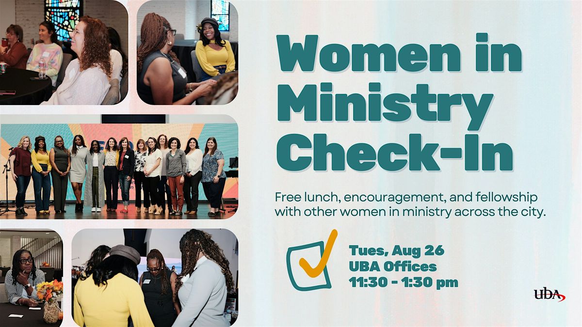 August Women in Ministry Check-in