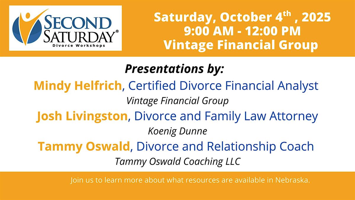 Second Saturday: Divorce Workshop