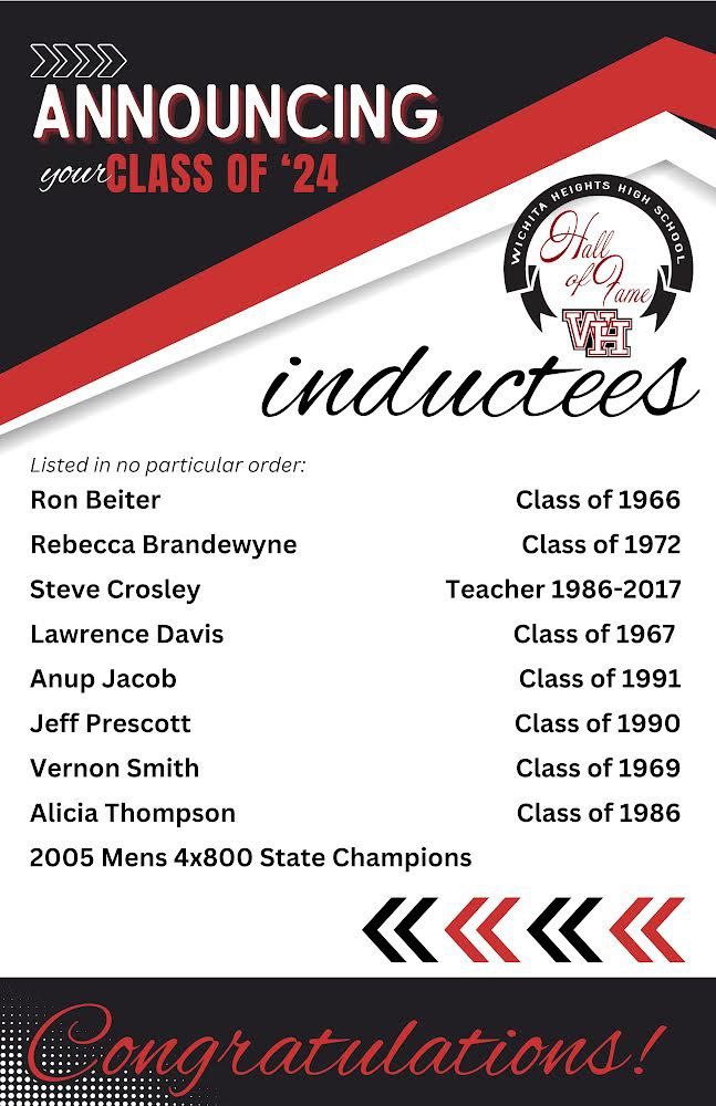 Wichita Heights High School Hall of Fame Induction